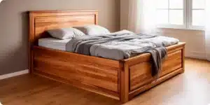lits coffre en bois massif