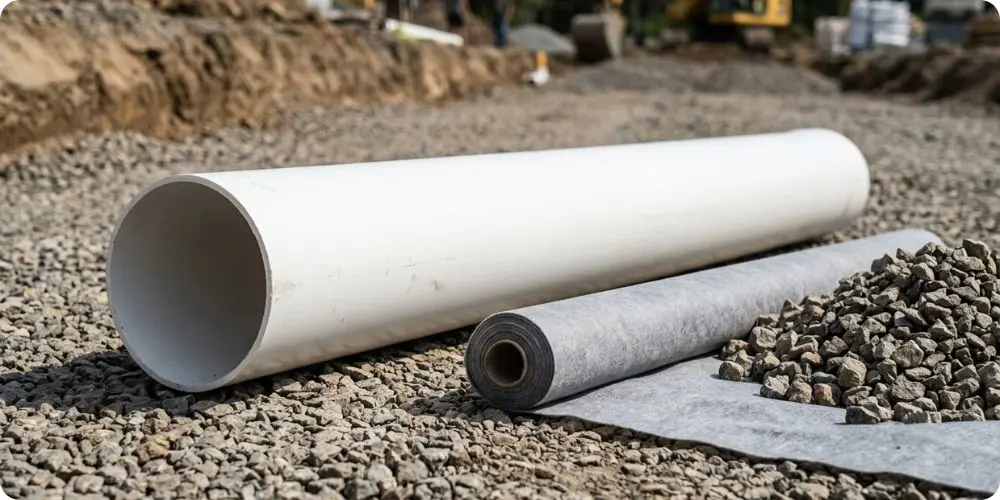tube PVC 300 mm pour puit de décompression piscine
