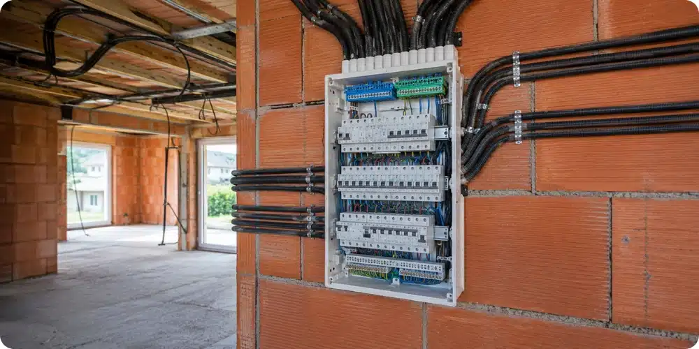 Tableau électrique pré-équipé intégré à une pieuvre précâblée